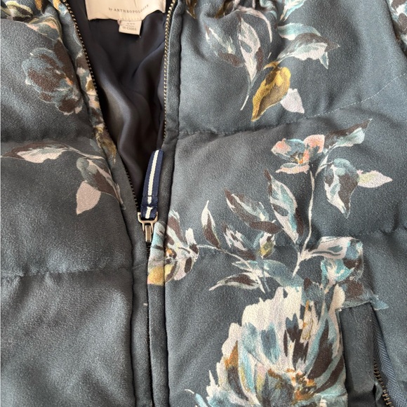 Ett twa Anthropologie Floral Patterned puffer Jacket - Picture 4 of 5